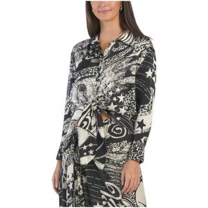 SECRET MISSION Silk Mitski Blouse